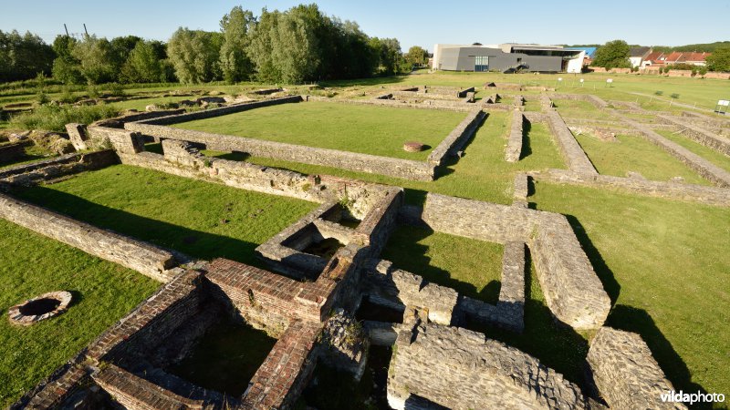 Archeologische abdijsite in Ename