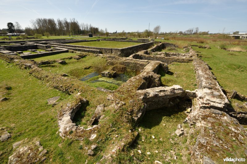 Archeologische abdijsite in Ename