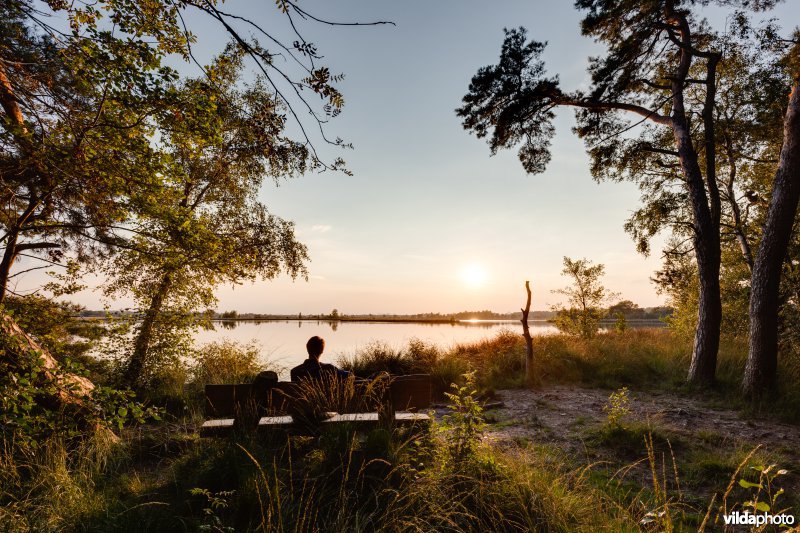 Genieten van de zonsondergang