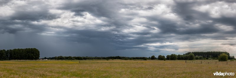 Stormwolken boven het Schulensbroek