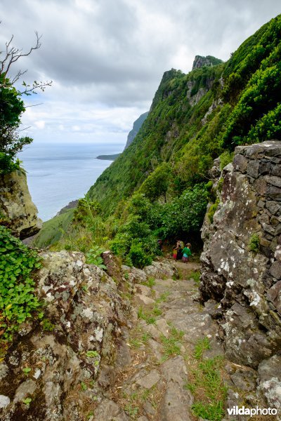 Wandelen naar Faja Lopo Vaz