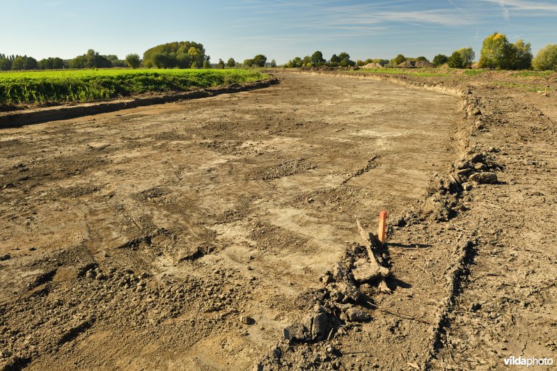 Uitgraven van oude Schelde
