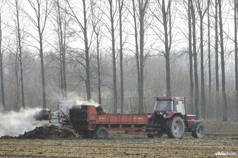 Uitrijden van stalmest