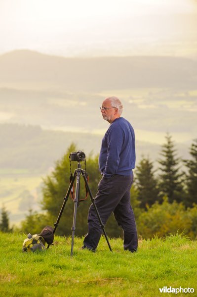 Deelnemers aan een cursus natuurfotografie van Lars in de Morvan