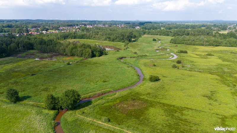 Zwarte Beek meandert door de vallei