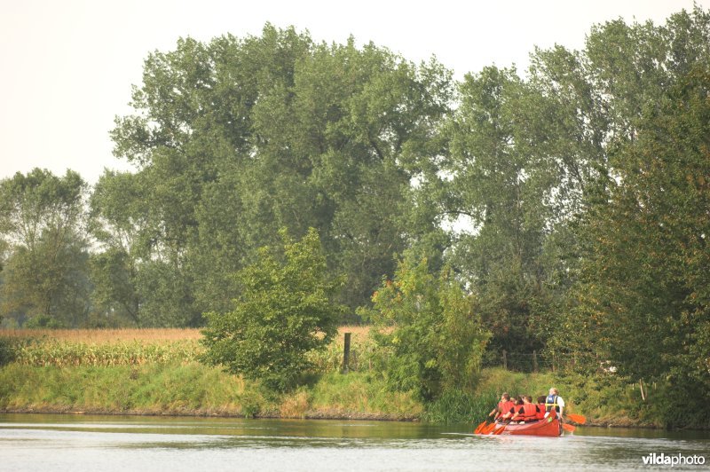 Kanovaren in de Leie