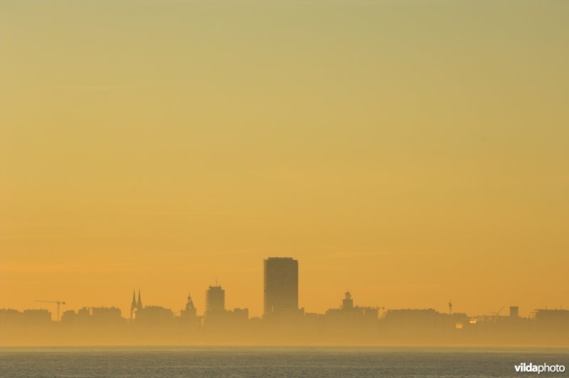 Zicht op Oostende
