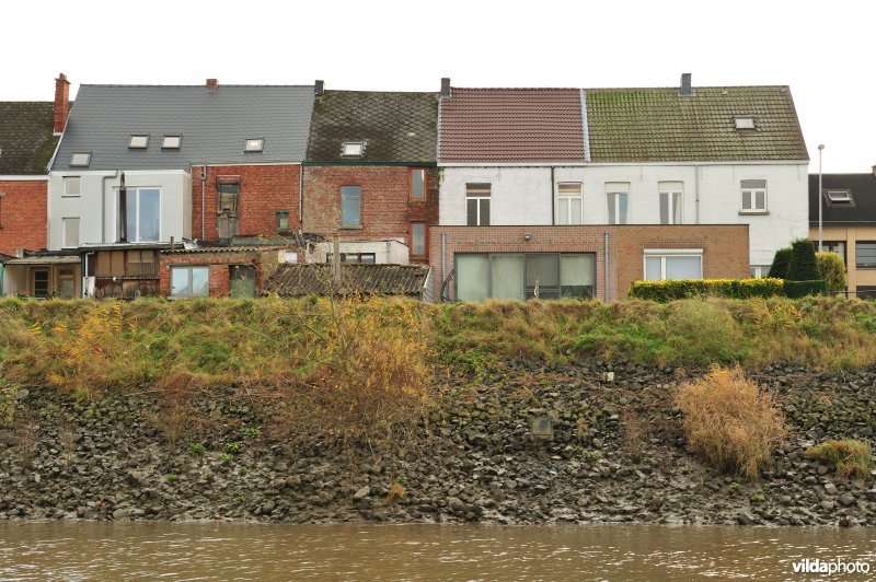 Bebouwing op de Scheldeoever