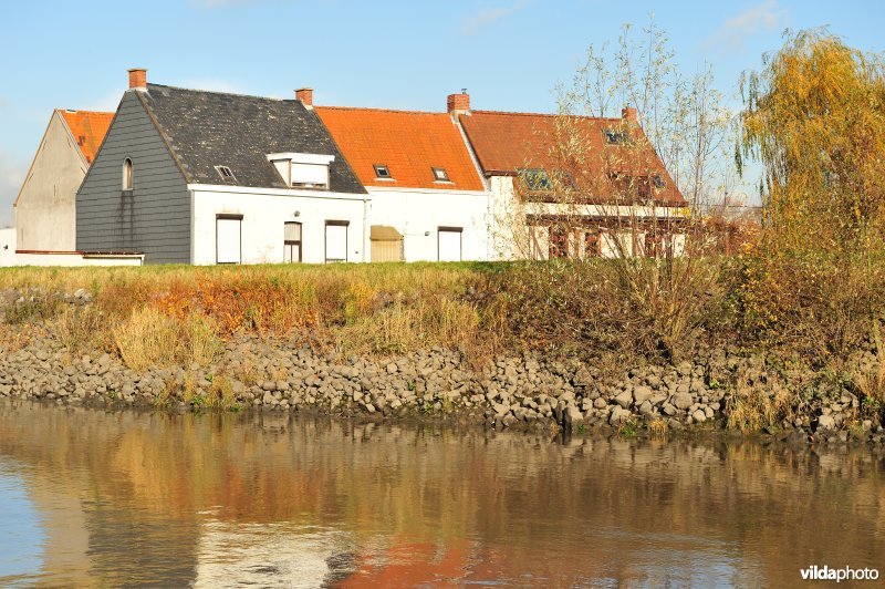 Bebouwing op de Scheldeoever