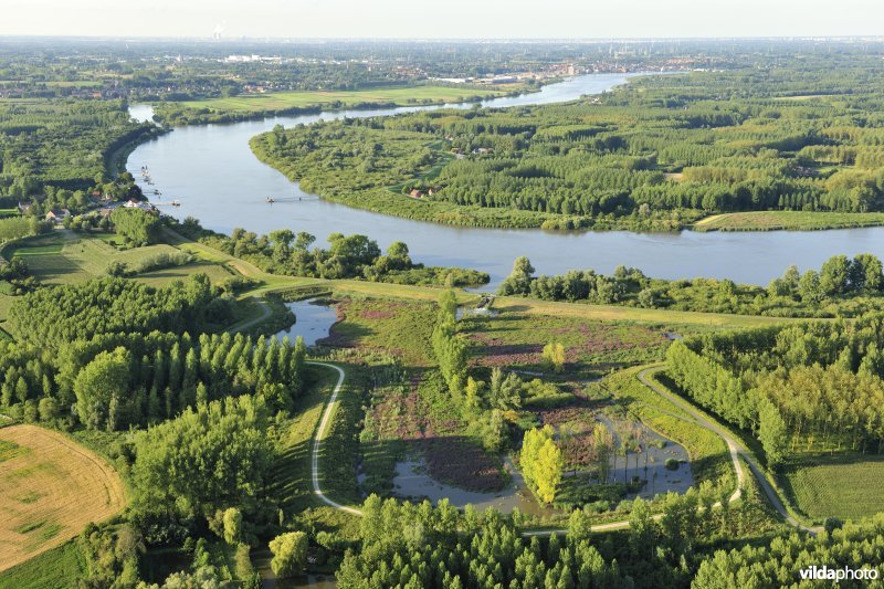 Luchtfoto van het Lippenbroek