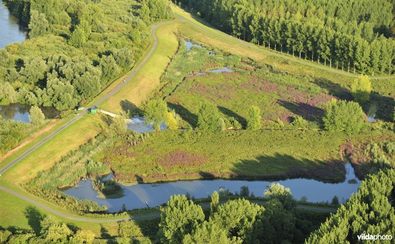 Luchtfoto van het Lippenbroek