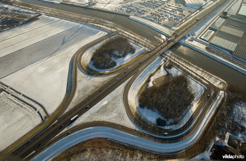 Toe- en afritten van de snelweg A59