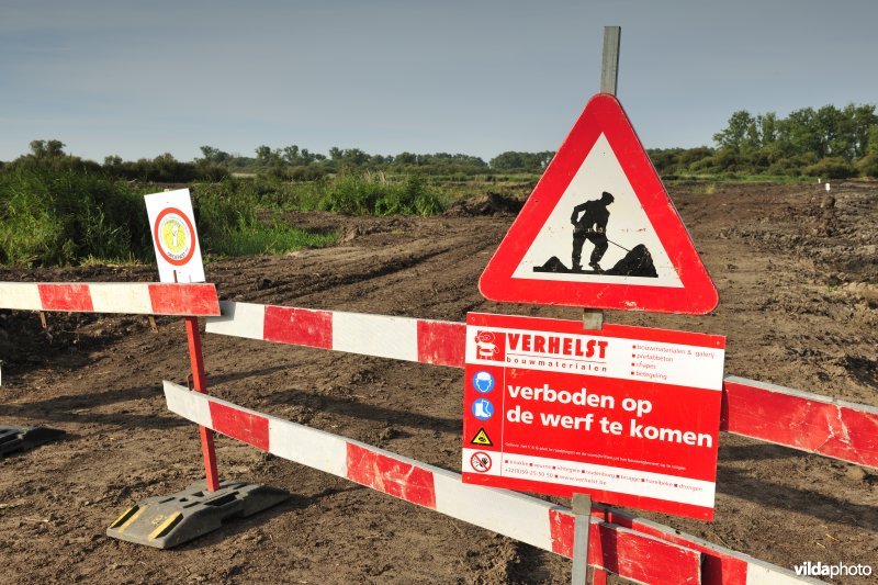 Natuurinrichtingswerken aan de Blankaart