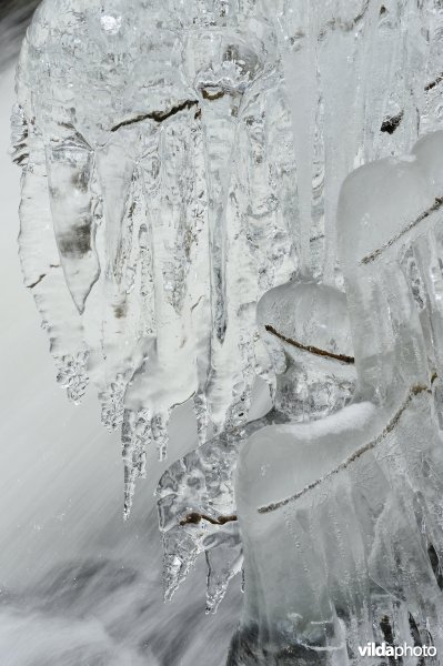Waterval van Coo in de winter