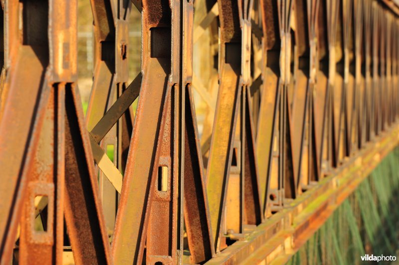 Spoorwegbrug naar Fort Breendonk voor deportatietrein