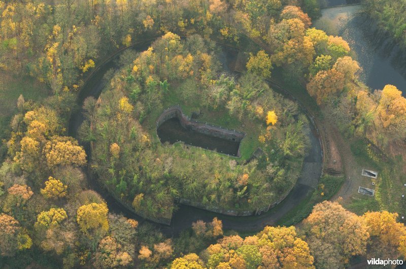 Réduit van Fort 4 in de herfst