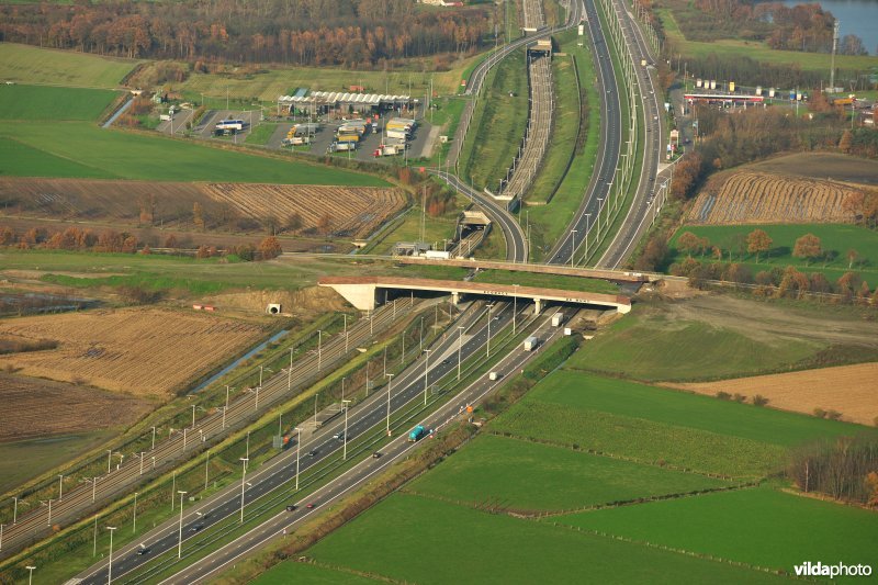 Ecoduct De Munt op de E19 snelweg