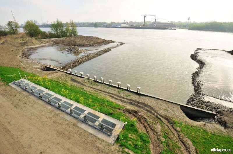 Waterwerken in de KBR-polder