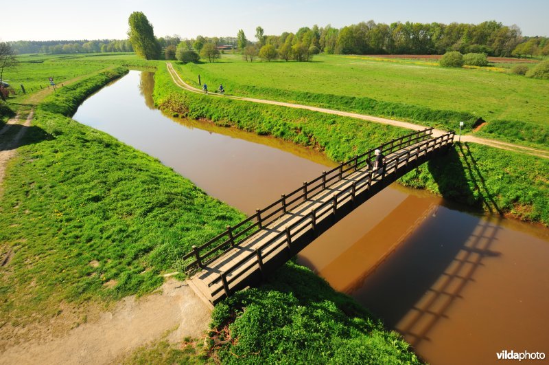 Voetgangersbrug over de Grote Nete