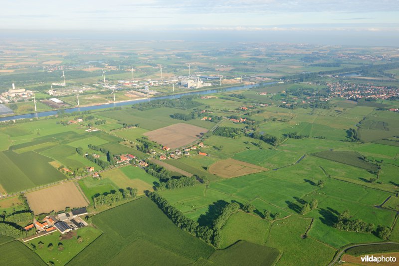 Stevin-project: omgeving Kruisabele Koolkerke Damme