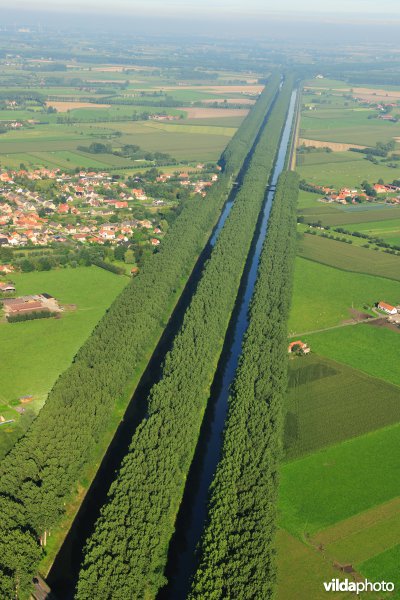 Het Schipdonkkanaal en het Leopoldkanaal