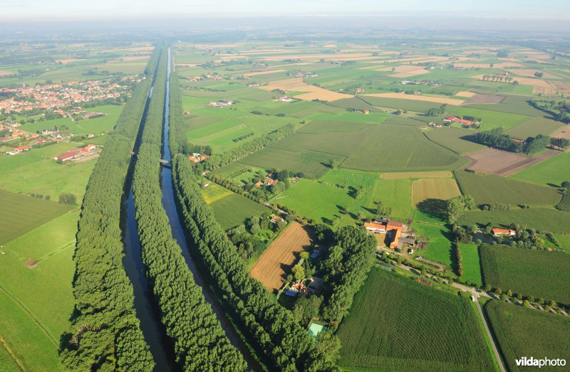 Het Schipdonkkanaal en het Leopoldkanaal