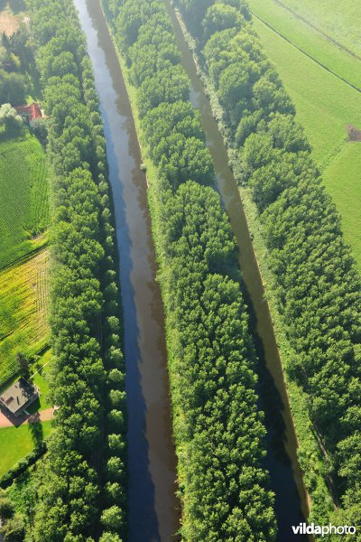 Het Schipdonkkanaal en het Leopoldkanaal