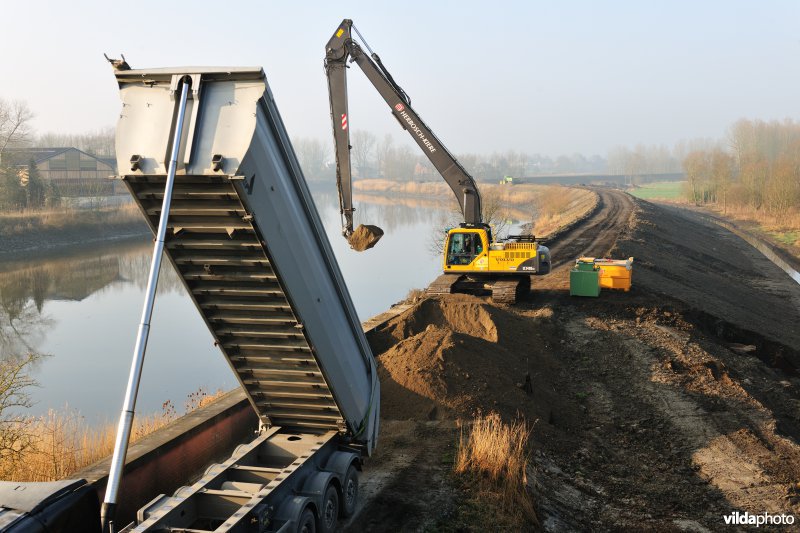 Sigma-dijkwerken aan de Schelde