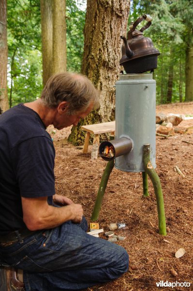 Koken op een Rocket Stove