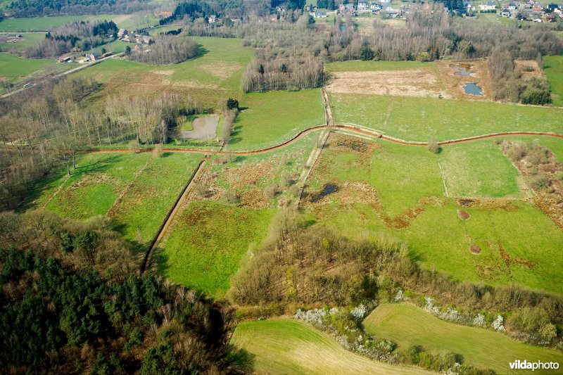 Zicht over de vallei van de Zwarte Beek