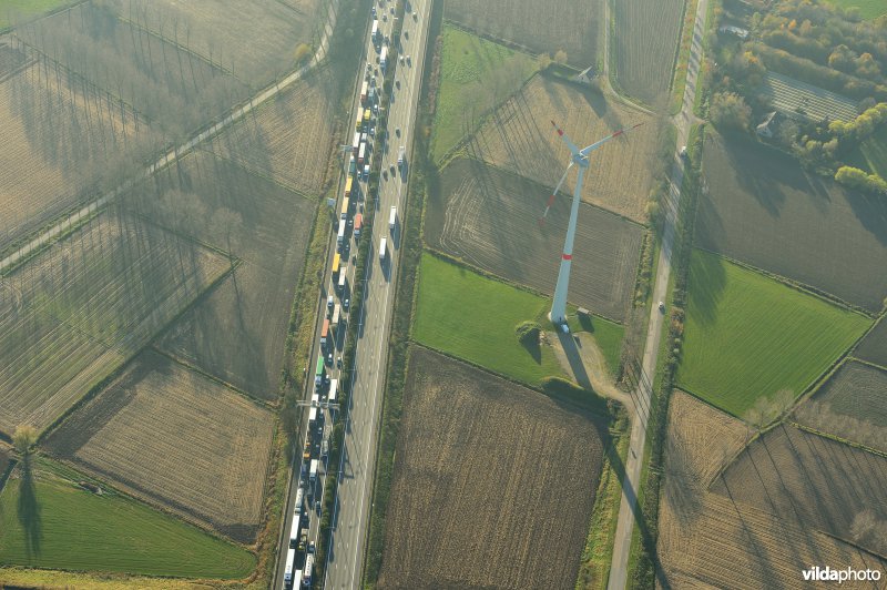 File op de snelweg