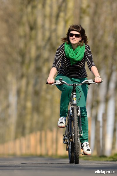 Fietsen op de Koningsdijk