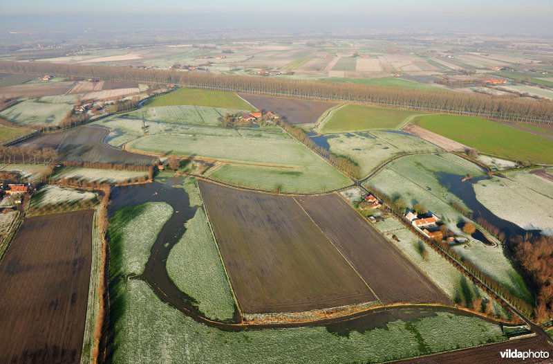 Winterse polders van Moerkerke