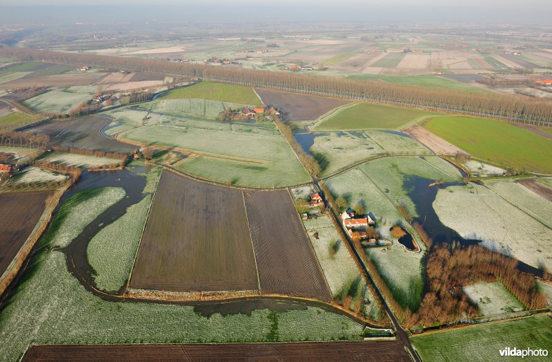 Winterse polders van Moerkerke
