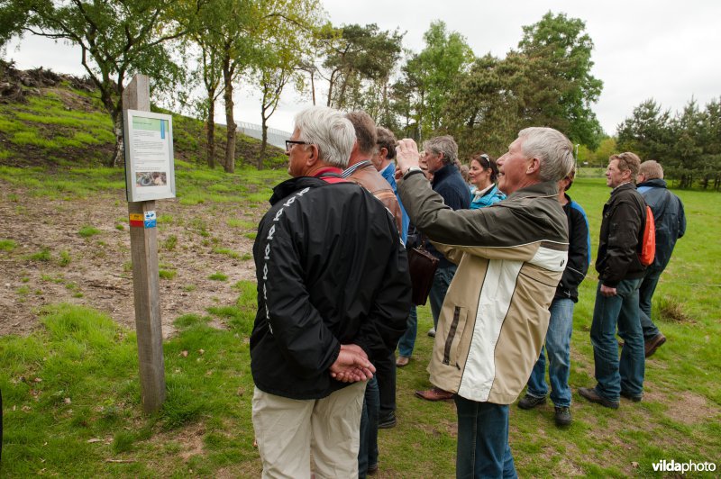 Bezoekers op een ecoduct