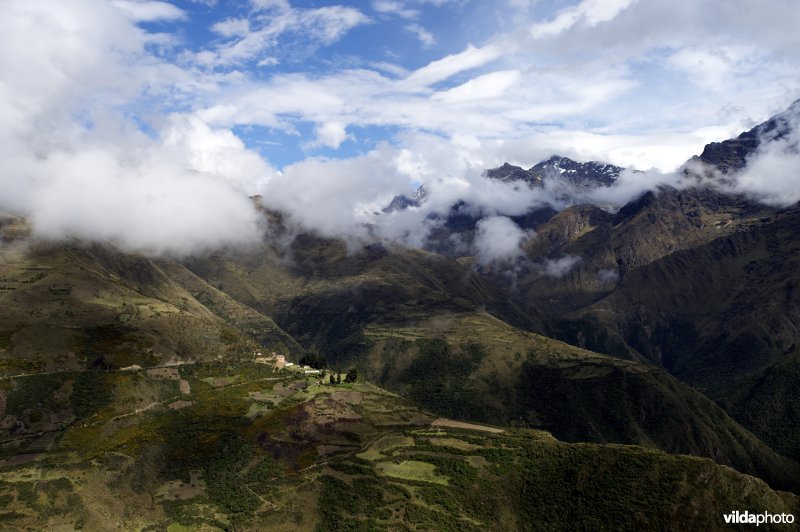 Berglandschap in de hoge Andes